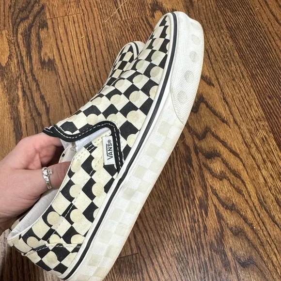 Vans Checkerboard Slip-On Sneakers sz 7 Women’s - Picture 8 of 14